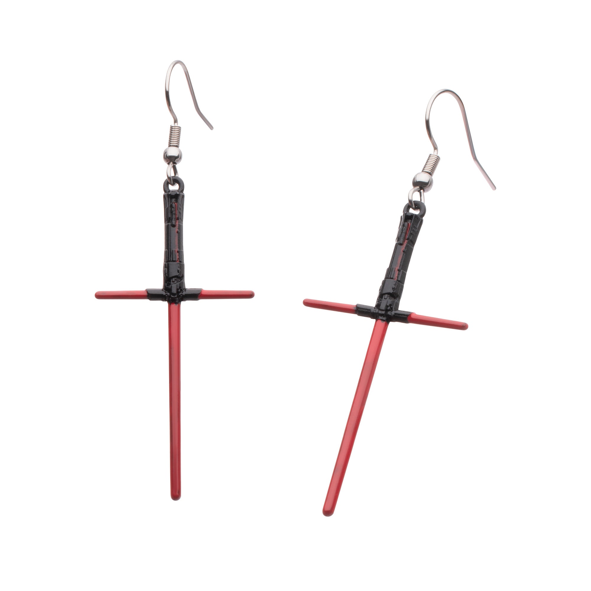 Star Wars Kylo Ren Lightsaber Drop Earrings - Jewelry Brands Shop