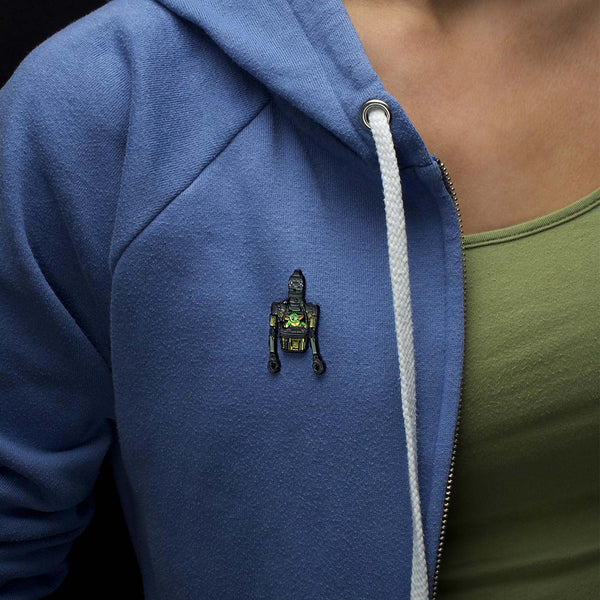 Star Wars Mandalorian 3 Grogu in IG-12 Enamel Pin