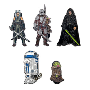 Star Wars Mandalorian 5 Pin Set - Jewelry Brands Shop