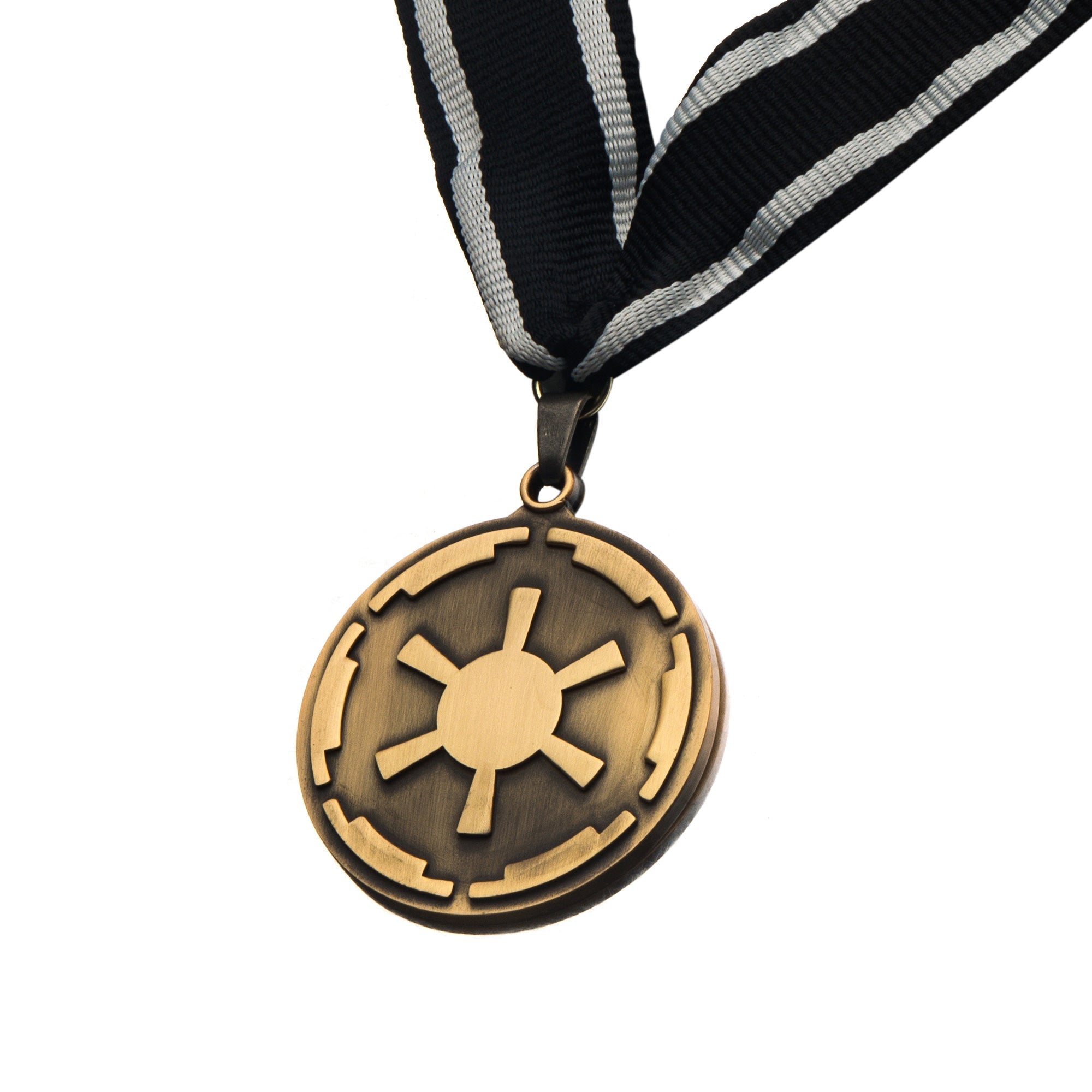 Star Wars Mandalorian Imperial Cog Medallion Necklace - Jewelry Brands Shop