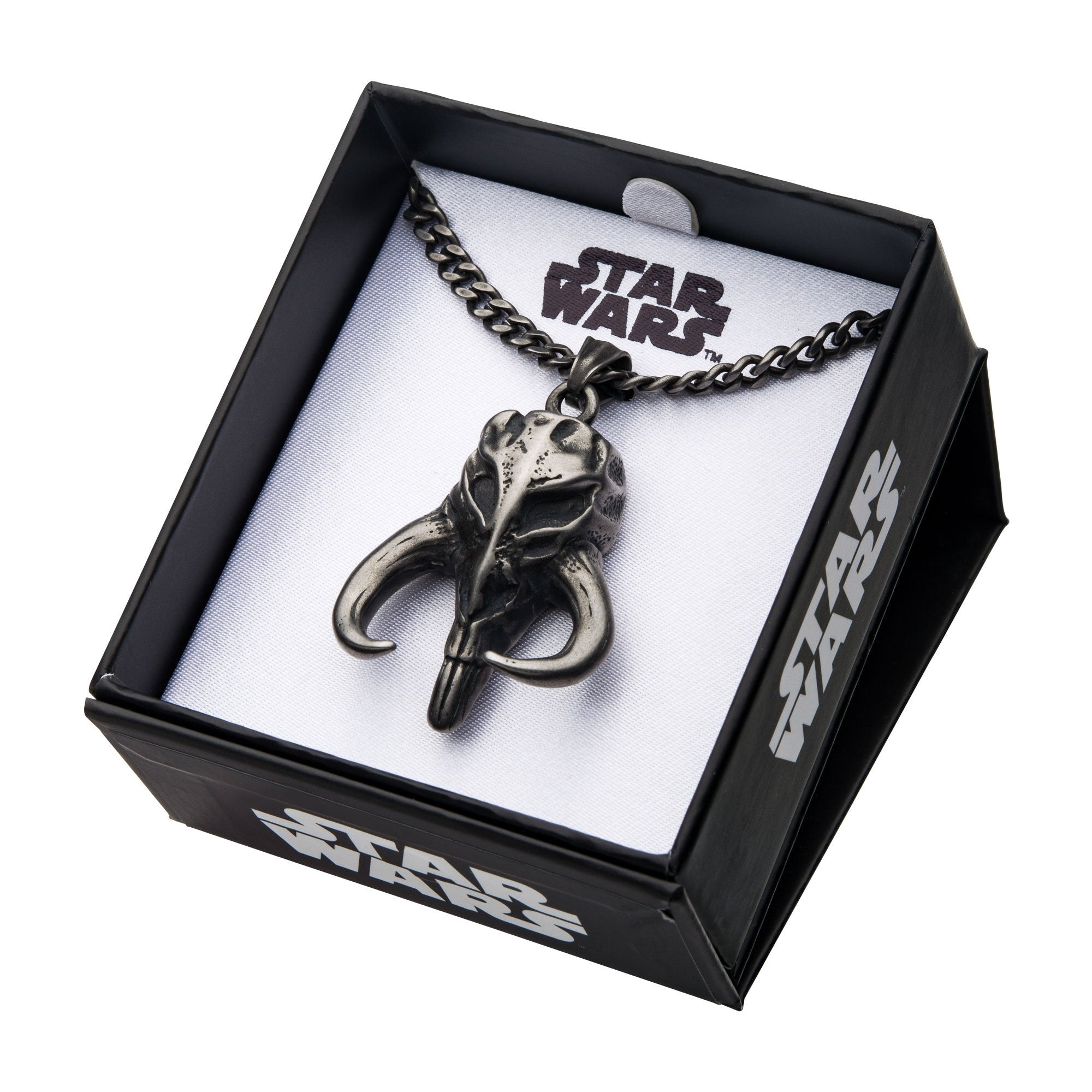 Star Wars Mandalorian Mythosaur Skull Pendant Necklace - Jewelry Brands Shop