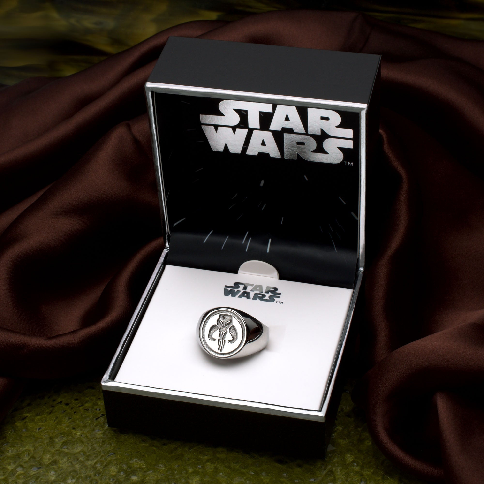 Star Wars Mandalorian Mythosaur Symbol Ring - Jewelry Brands Shop