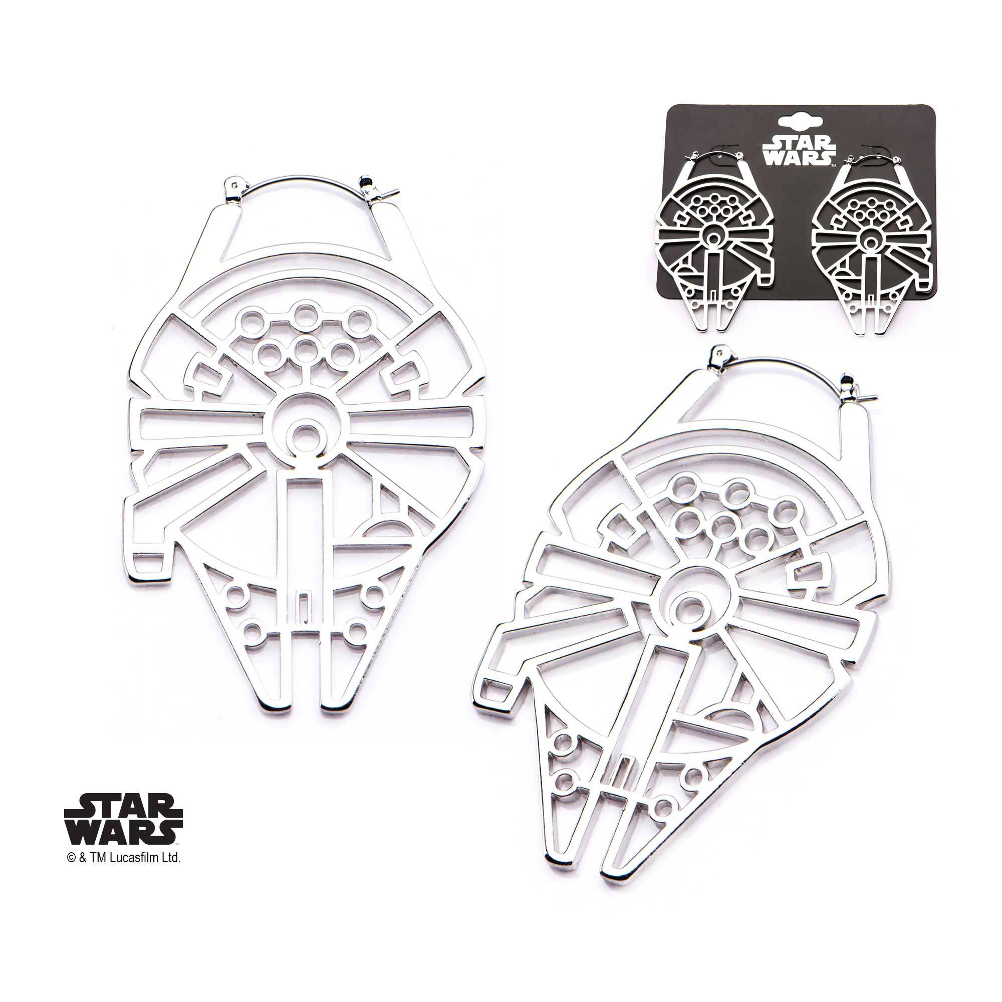 Star Wars Millennium Falcon Hanger Earrings - Jewelry Brands Shop