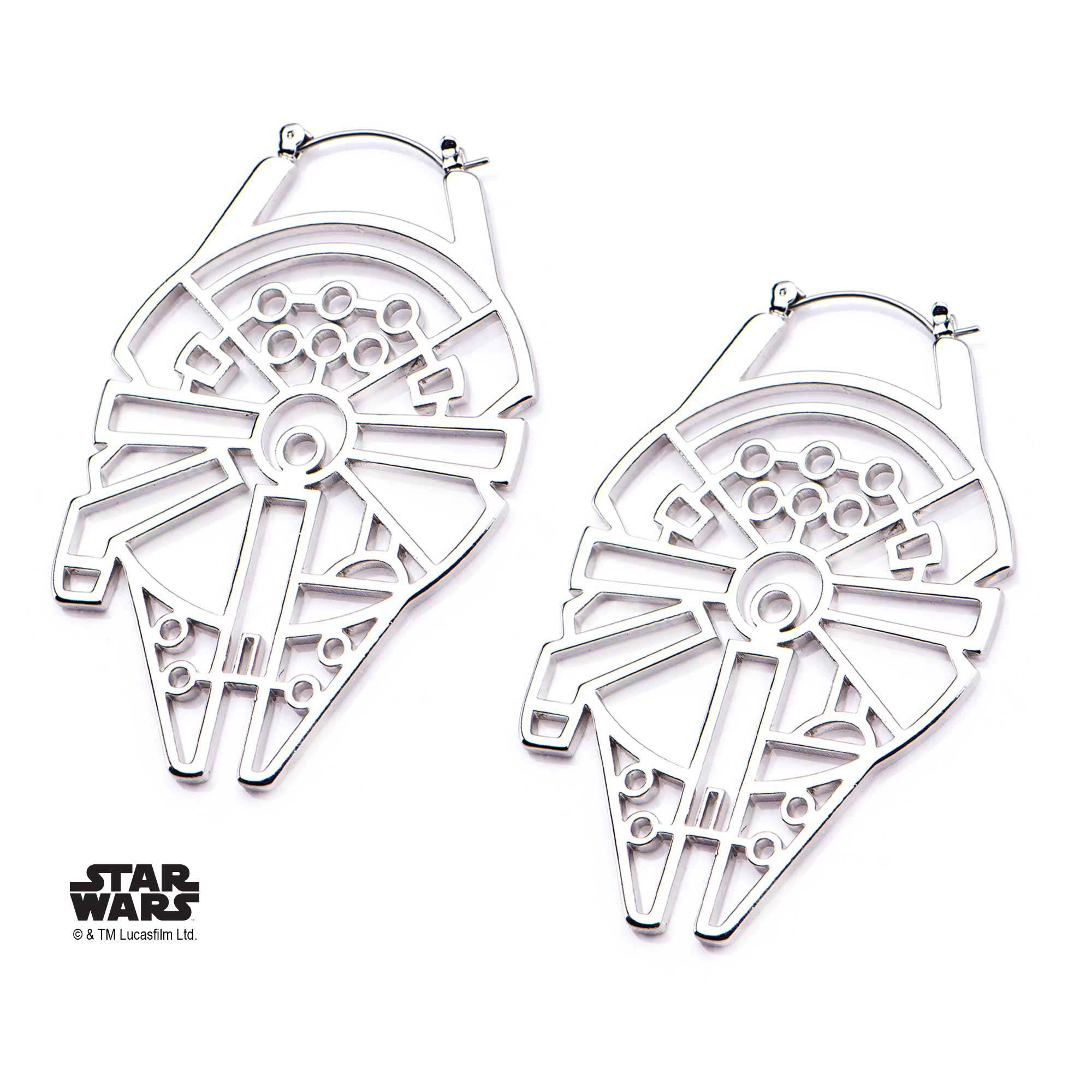 Star Wars Millennium Falcon Hanger Earrings - Jewelry Brands Shop