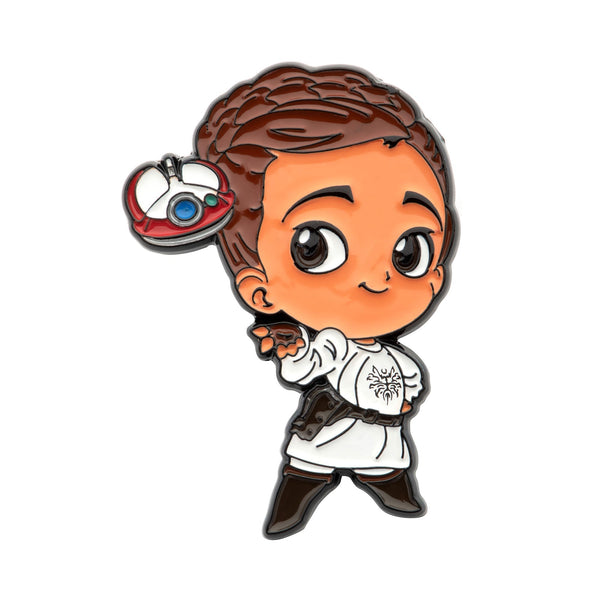 Star Wars Obi-Wan Kenobi Leia and Lola Enamel Pin