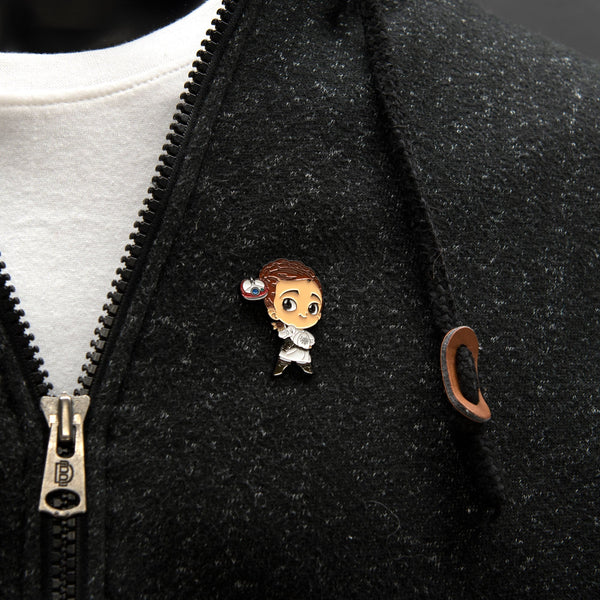 Star Wars Obi-Wan Kenobi Leia and Lola Enamel Pin