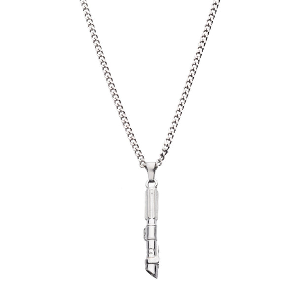 Star Wars Obi-wan Kenobi's 3D Darth Vader Lightsaber Handle Men's Pendant Necklace