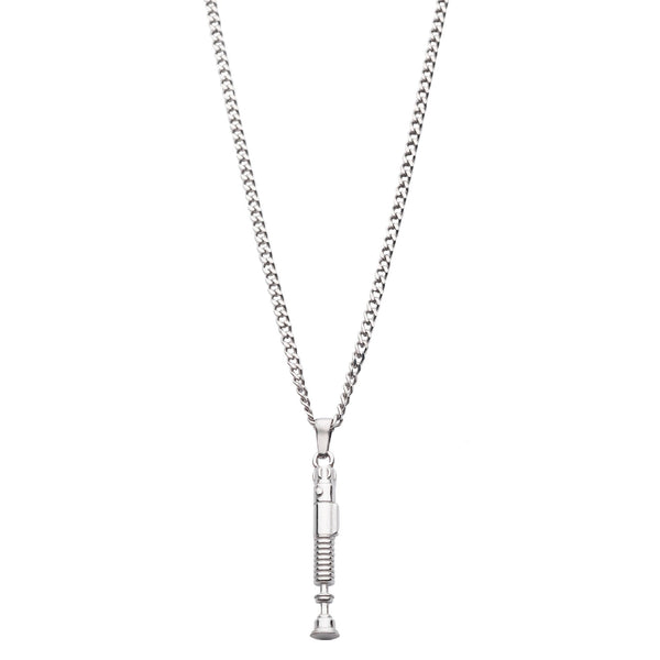 Star Wars Obi-wan Kenobi's 3D Lightsaber Handle Men's Pendant Necklace