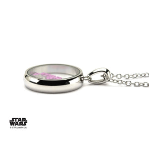 Star Wars Pink Glitter Logo Beads Pendant Necklace - Jewelry Brands Shop