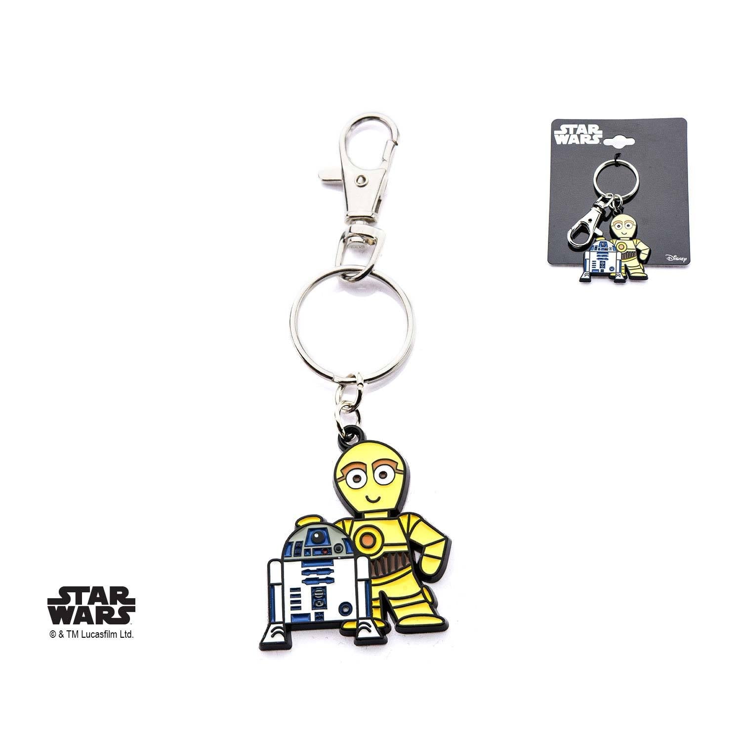 Star Wars R2 - D2 and C - 3PO Keychain - Jewelry Brands Shop