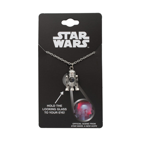 Star Wars R2-D2 Hidden Picture Pendant Necklace