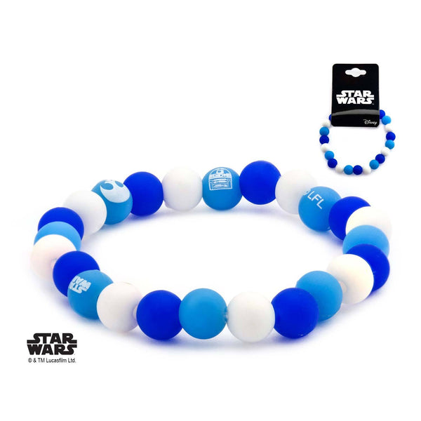 Star Wars R2-D2 Silicone Bead Bracelet