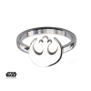 Star Wars Rebel Alliance Symbol Cut Out Petite Ring - Jewelry Brands Shop