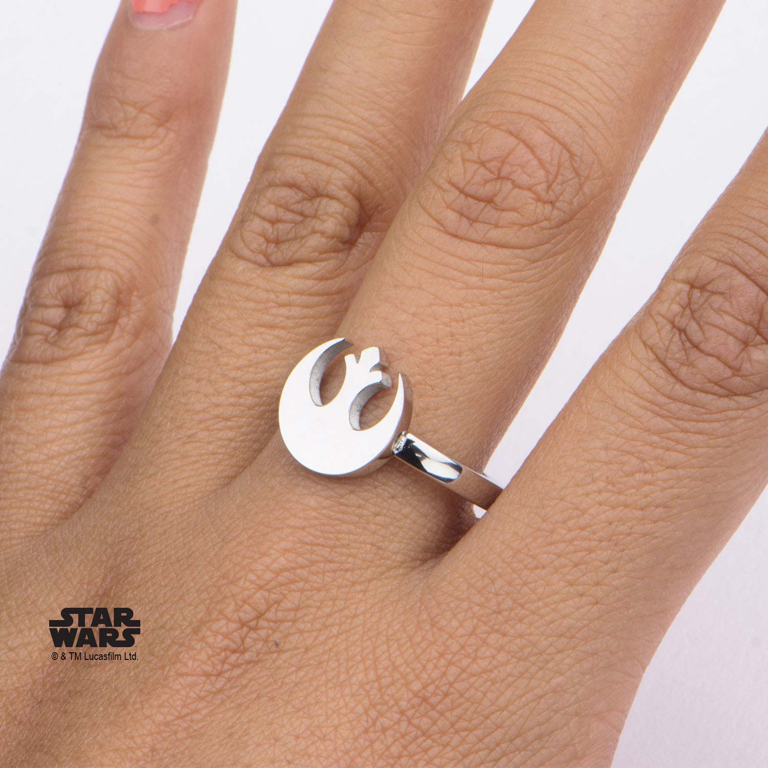 Star Wars Rebel Alliance Symbol Cut Out Petite Ring - Jewelry Brands Shop