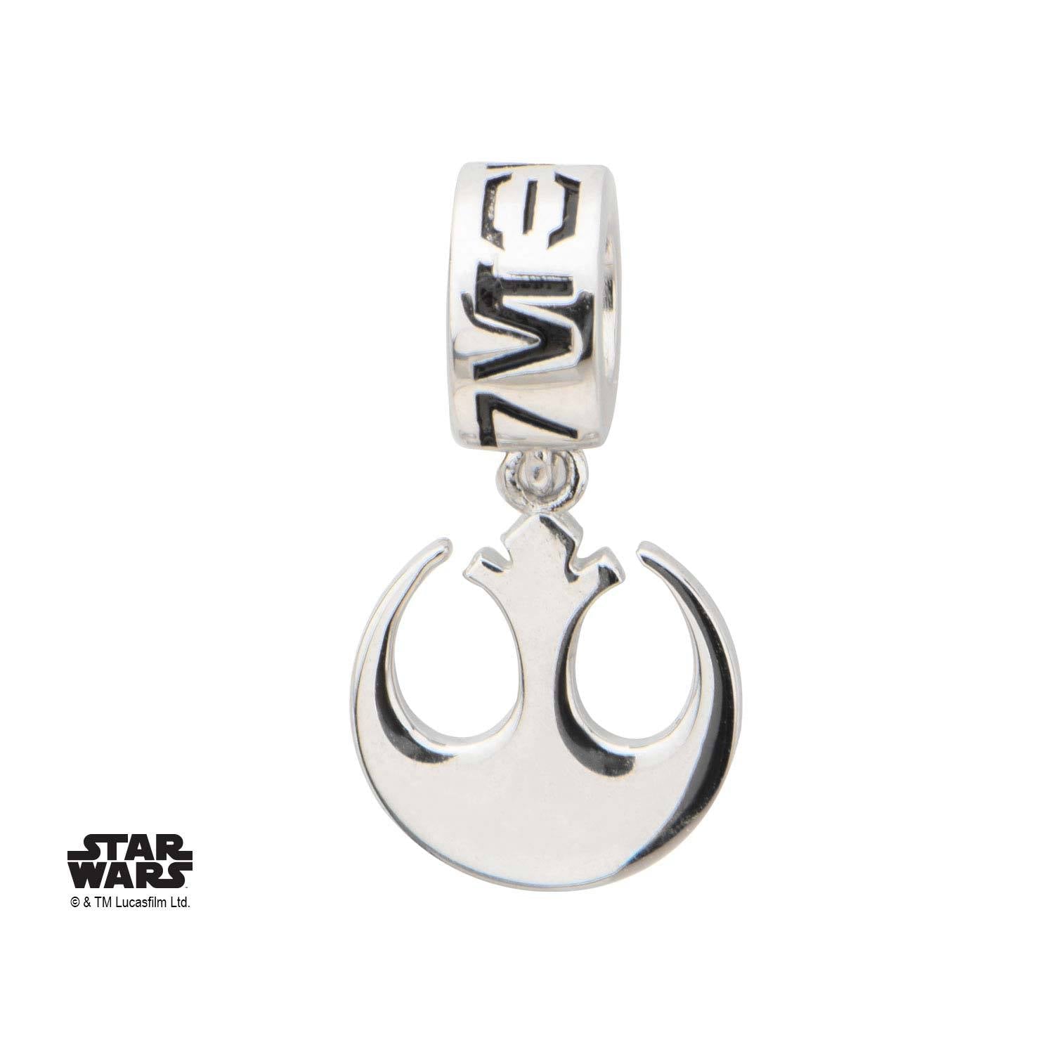 Star Wars Rebel Alliance Symbol Dangle Bead Charm - Jewelry Brands Shop