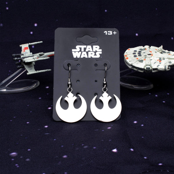 Star Wars Rebel Alliance Symbol Hook Dangle Earrings
