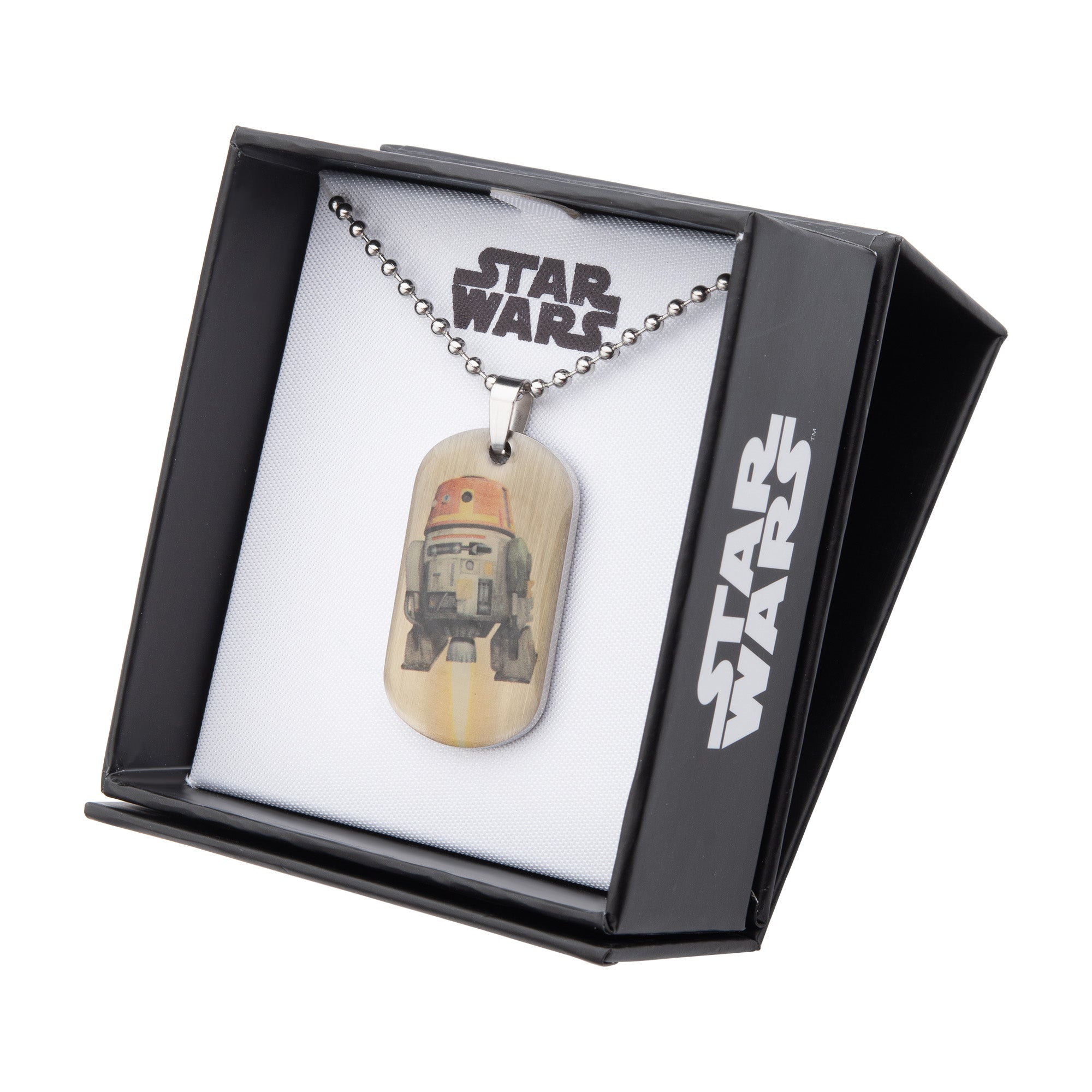 Star Wars Rebels Chopper Kids' Dog Tag Pendant Necklace - Jewelry Brands Shop