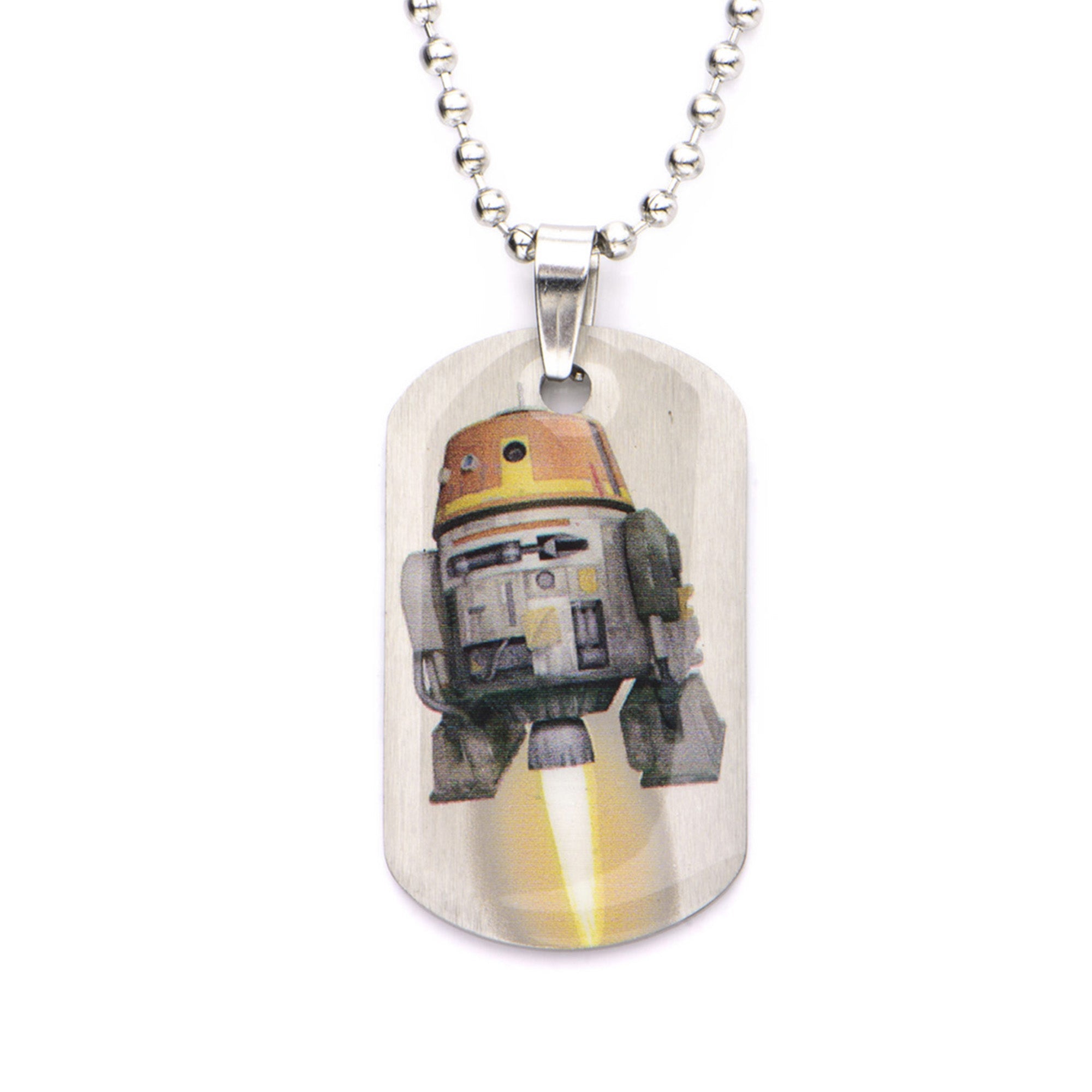 Star Wars Rebels Chopper Kids' Dog Tag Pendant Necklace - Jewelry Brands Shop