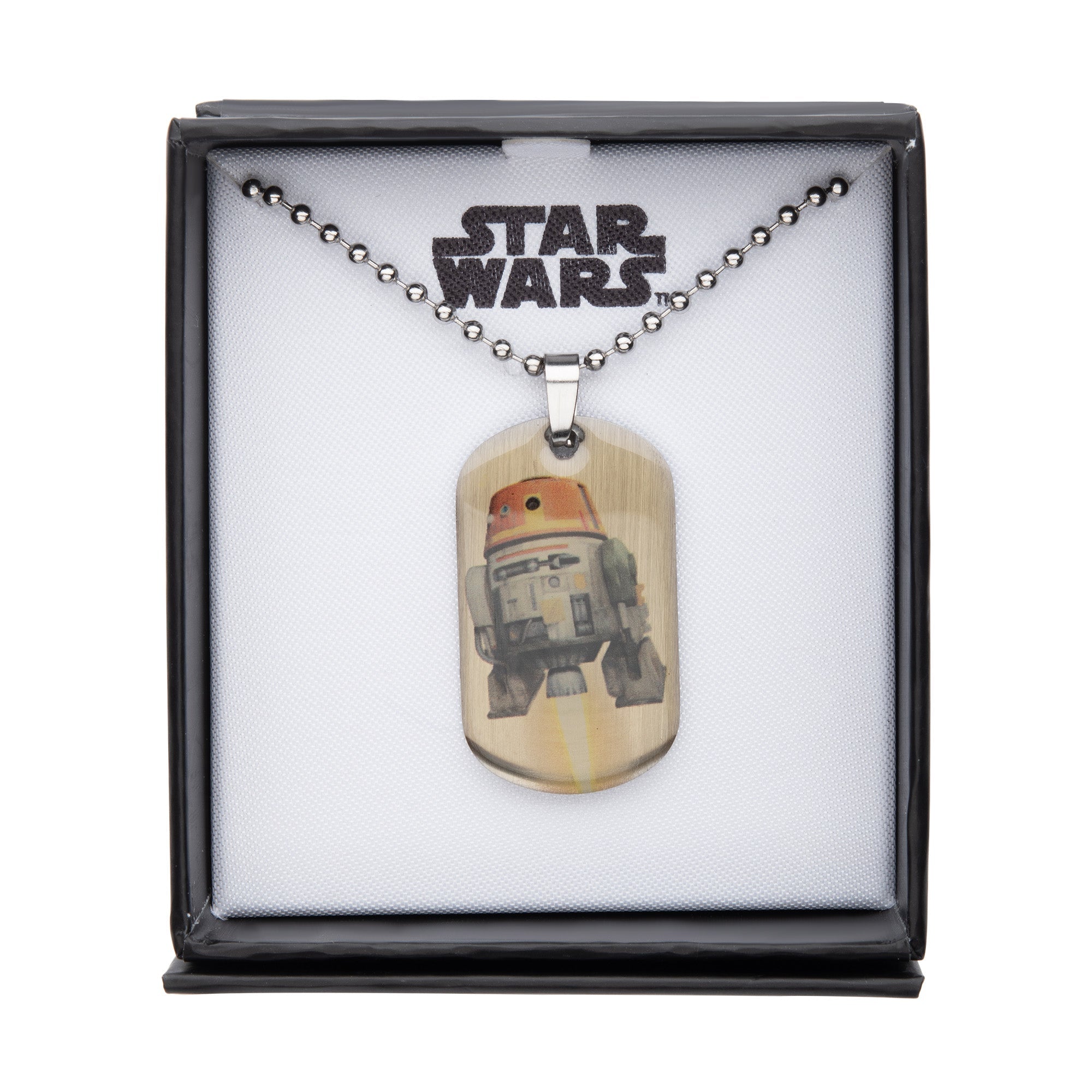 Star Wars Rebels Chopper Kids' Dog Tag Pendant Necklace - Jewelry Brands Shop