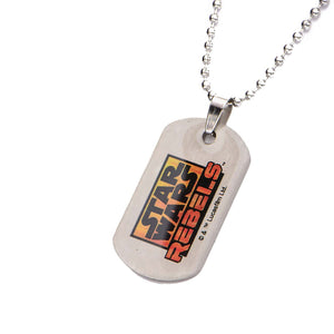 Star Wars Rebels Chopper Kids' Dog Tag Pendant Necklace - Jewelry Brands Shop