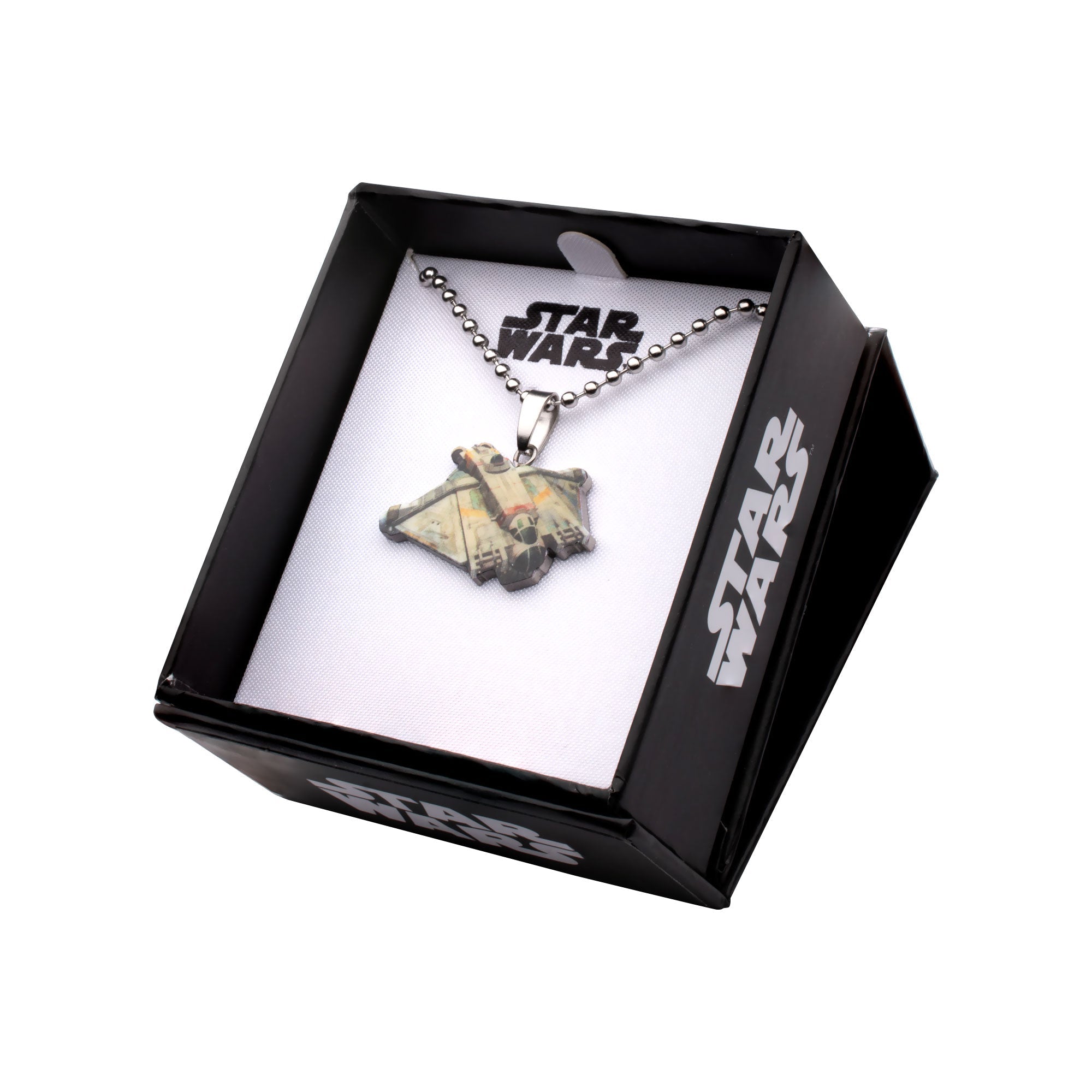 Star Wars Rebels Cut Out Graphic Ghost Ship Kids' Pendant Necklace - Jewelry Brands Shop