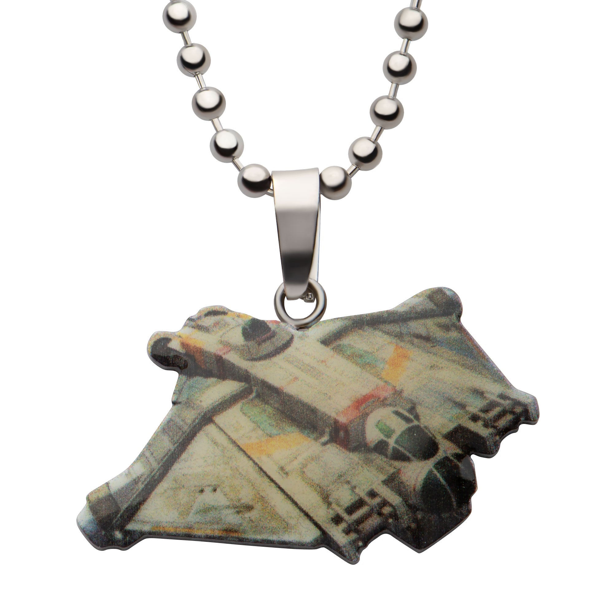 Star Wars Rebels Cut Out Graphic Ghost Ship Kids' Pendant Necklace - Jewelry Brands Shop