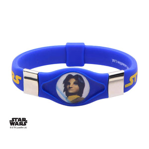 Star Wars Rebels Ezra Kids' Blue Silicone Glow Bracelet - Jewelry Brands Shop