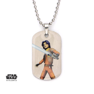 Star Wars Rebels Ezra Kids' Dog Tag Pendant Necklace - Jewelry Brands Shop