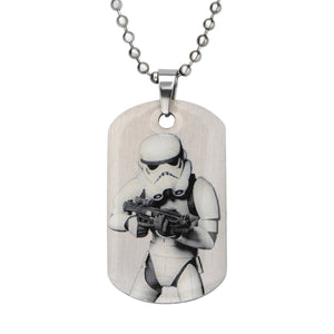 Star Wars Rebels Graphic Stormtrooper Kids' Dog Tag Pendant Necklace - Jewelry Brands Shop