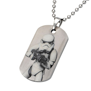 Star Wars Rebels Graphic Stormtrooper Kids' Dog Tag Pendant Necklace - Jewelry Brands Shop