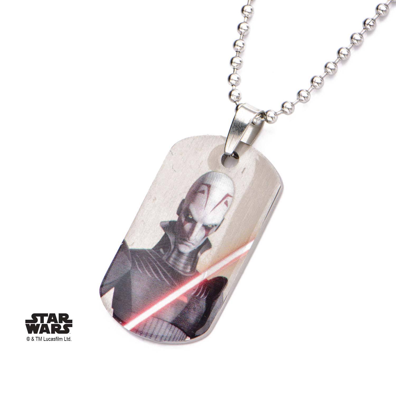 Star Wars Rebels Inquisitor Kids' Dog Tag Pendant Necklace - Jewelry Brands Shop