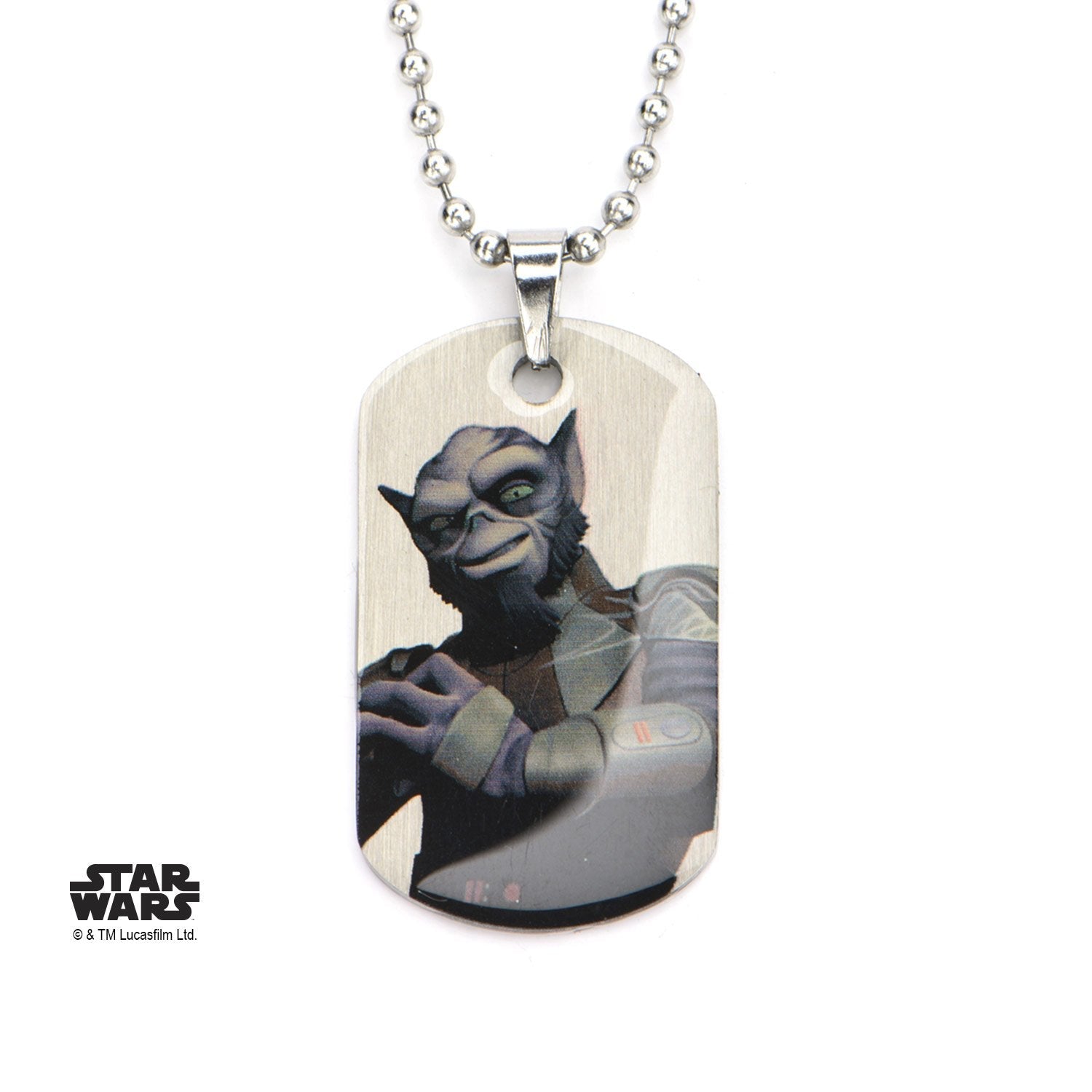 Star Wars Rebels Zeb Kids' Dog Tag Pendant Necklace - Jewelry Brands Shop