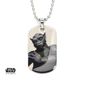 Star Wars Rebels Zeb Kids' Dog Tag Pendant Necklace - Jewelry Brands Shop