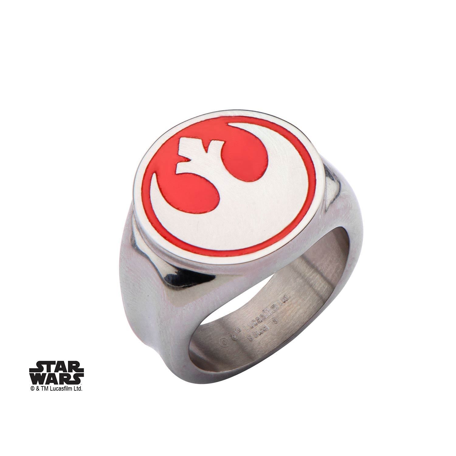 Star Wars Red Rebel Alliance Symbol Ring - Jewelry Brands Shop