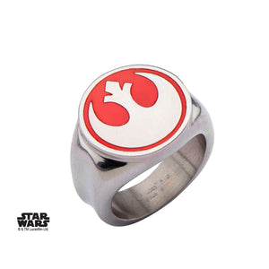 Star Wars Red Rebel Alliance Symbol Ring - Jewelry Brands Shop