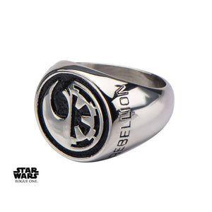 Star Wars Rogue One Rebel Alliance/Galactic Empire Symbol Ring - Jewelry Brands Shop