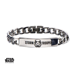 Star Wars Stormtrooper ID Curb Chain Bracelet - Jewelry Brands Shop