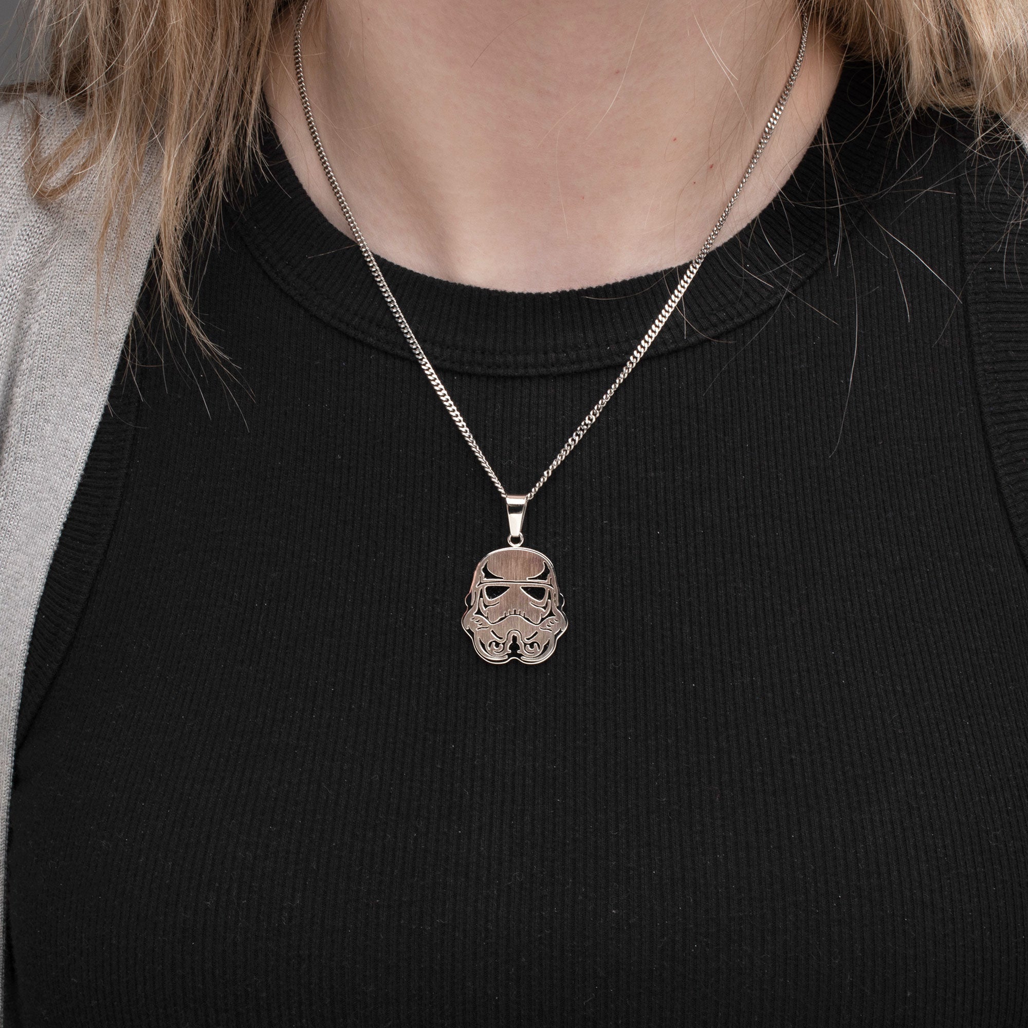 Star Wars Stormtrooper Small Pendant Necklace - Jewelry Brands Shop