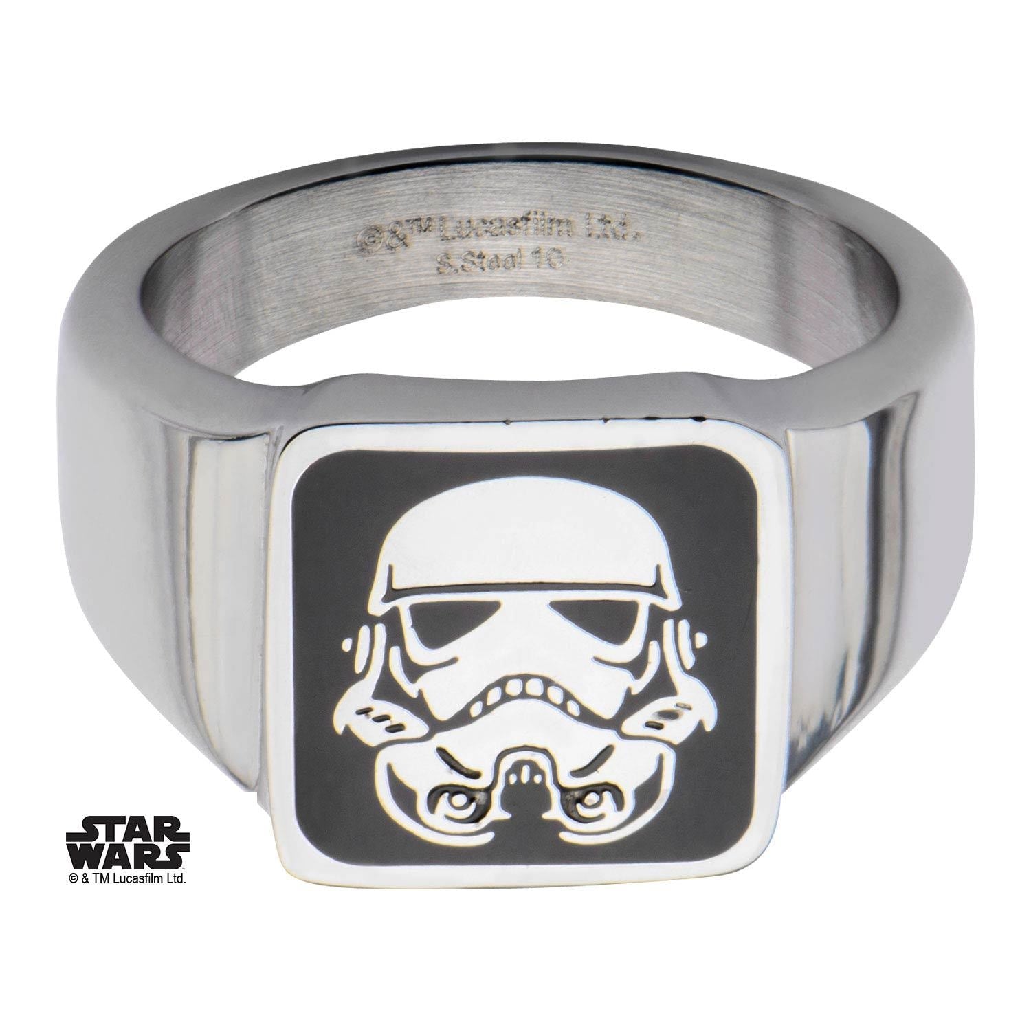 Star Wars Stormtrooper Square Top Ring - Jewelry Brands Shop