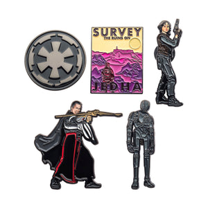 Star Wars Survey The Runs On Jedha Pin Set (6pcs) - Jewelry Brands Shop