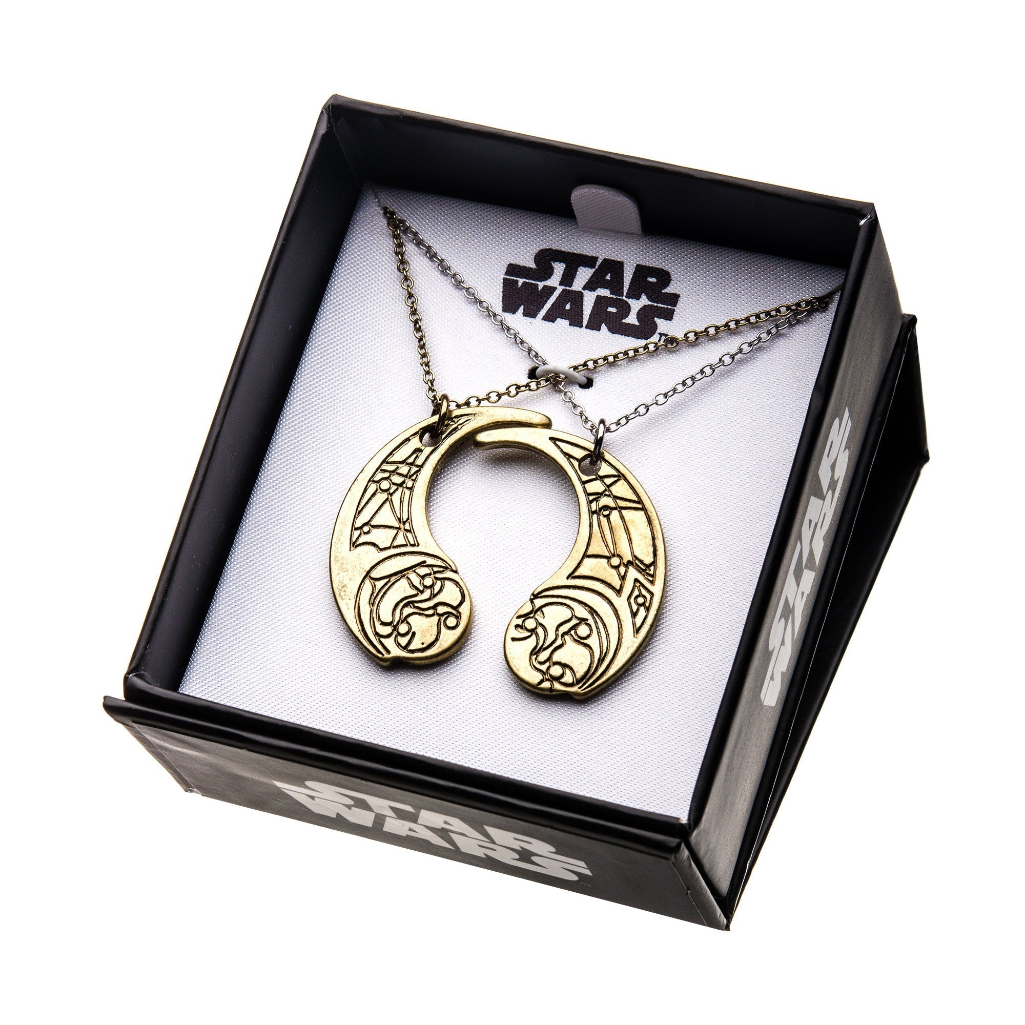 Star Wars The Last Jedi Crescent Moon Haysian Smelt Necklace - Jewelry Brands Shop