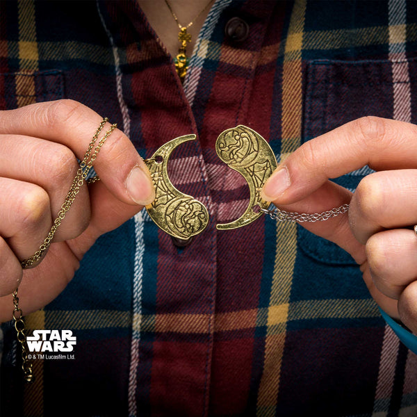 Star Wars The Last Jedi Crescent Moon Haysian Smelt Necklace