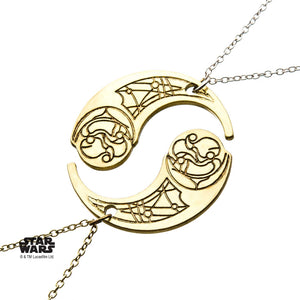 Star Wars The Last Jedi Crescent Moon Haysian Smelt Necklace - Jewelry Brands Shop