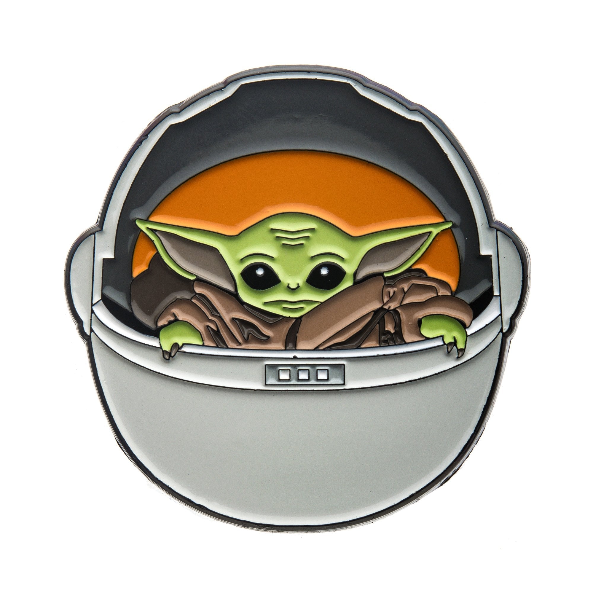 Star Wars: The Mandalorian Grogu (AKA: Baby Yoda/ The Child) Carriage Lapel Pin - Jewelry Brands Shop