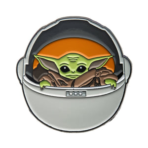 Star Wars: The Mandalorian Grogu (AKA: Baby Yoda/ The Child) Carriage Lapel Pin - Jewelry Brands Shop