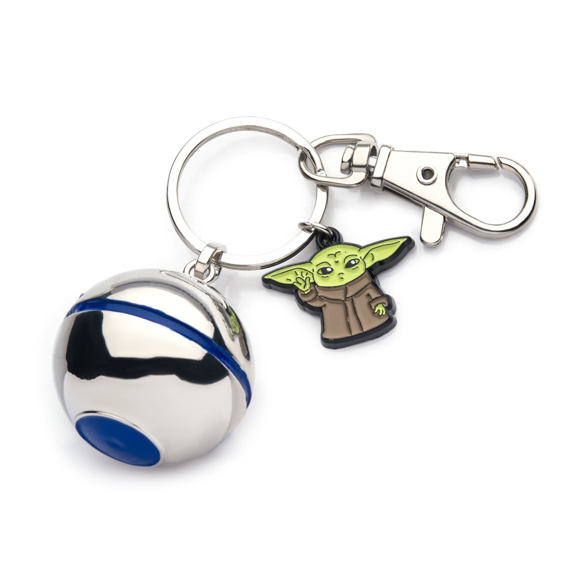 Star Wars: The Mandalorian Grogu (AKA: Baby Yoda/ The Child) Razor Crest Shifter Keychain - Jewelry Brands Shop