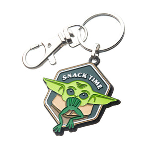 Star Wars: The Mandalorian Grogu (AKA: Baby Yoda/ The Child) Snack Time Keychain - Jewelry Brands Shop