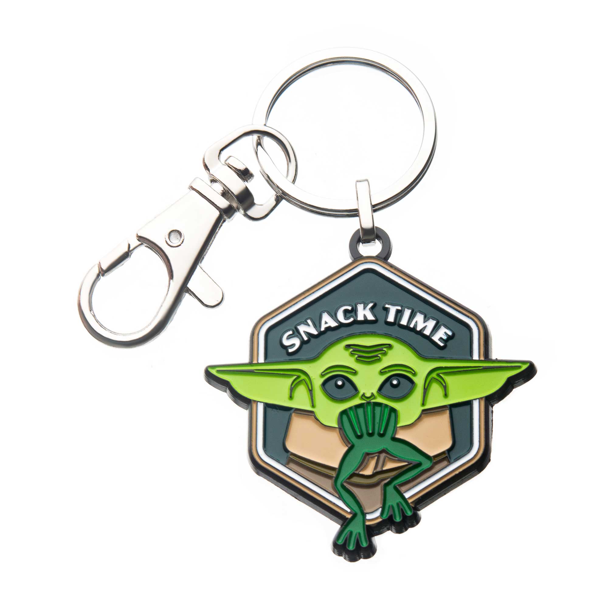 Star Wars: The Mandalorian Grogu (AKA: Baby Yoda/ The Child) Snack Time Keychain - Jewelry Brands Shop