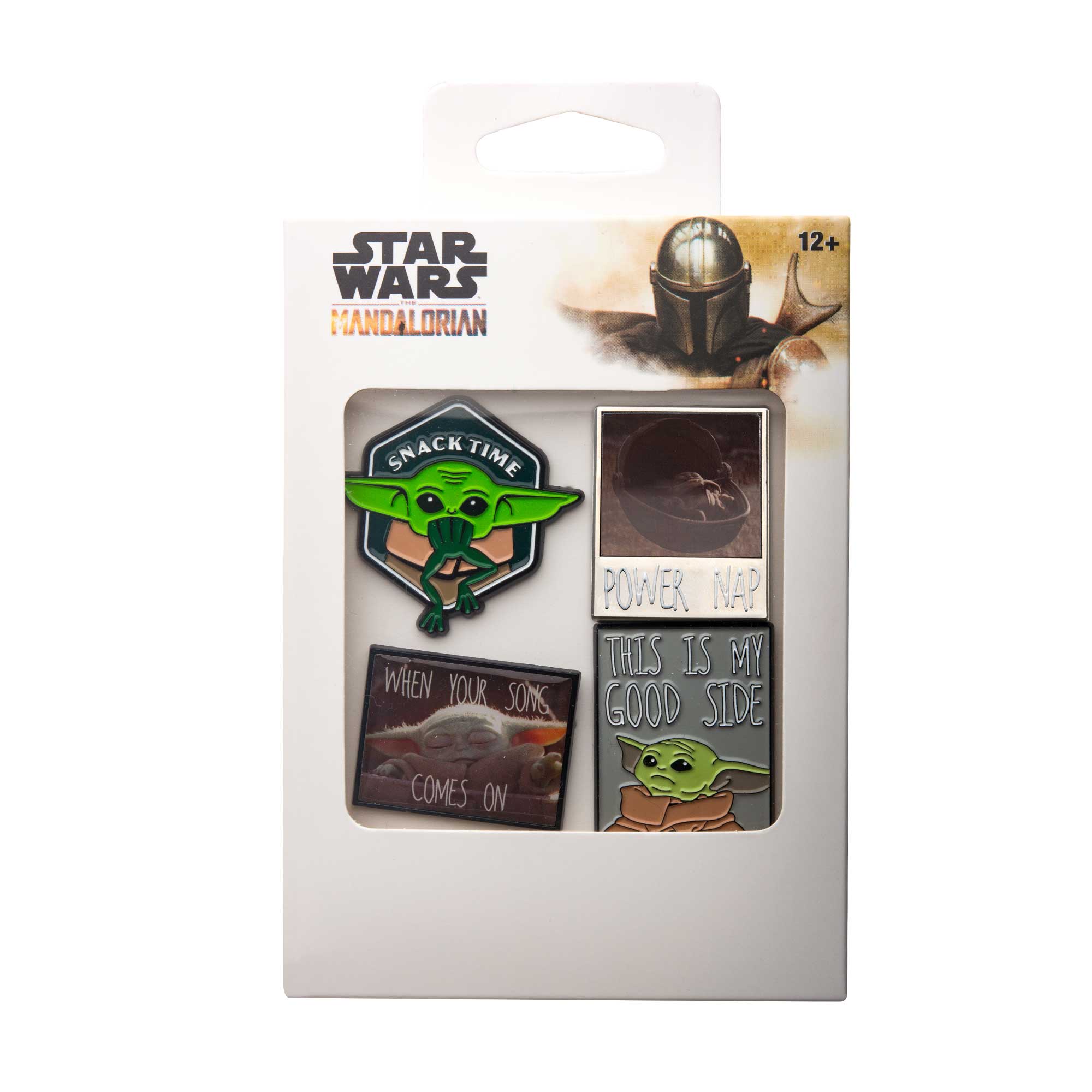 Star Wars The Mandalorian Grogu The Child 4 Pack Pin Set - Jewelry Brands Shop