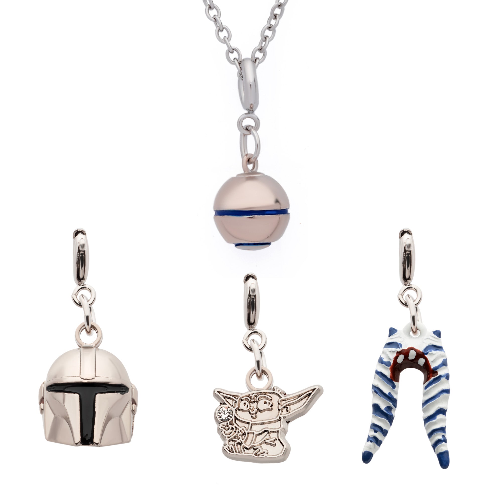 Star Wars The Mandalorian Interchangeable Charm Necklace - Jewelry Brands Shop